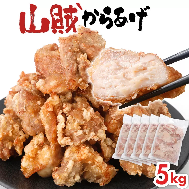 山賊冷凍からあげ5.0kg(1kg×5PC)