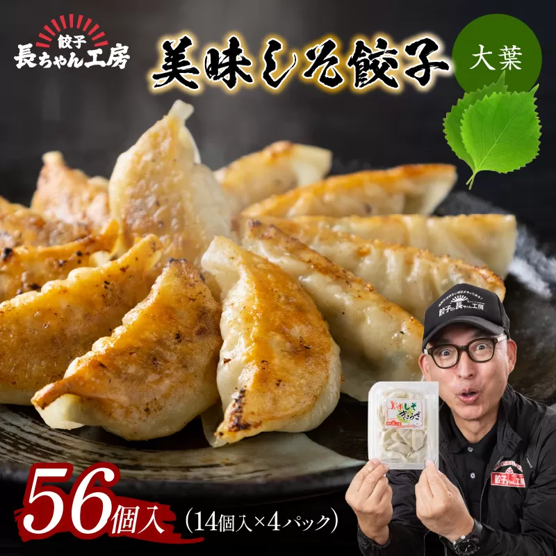 美味しそ餃子4パック(56個入り)【008-0003】