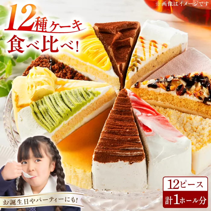 ケーキセット 12種×400g 『SWEETS BIYORI -青空-』　糸島市 / 五洋食品産業 [AQD039]