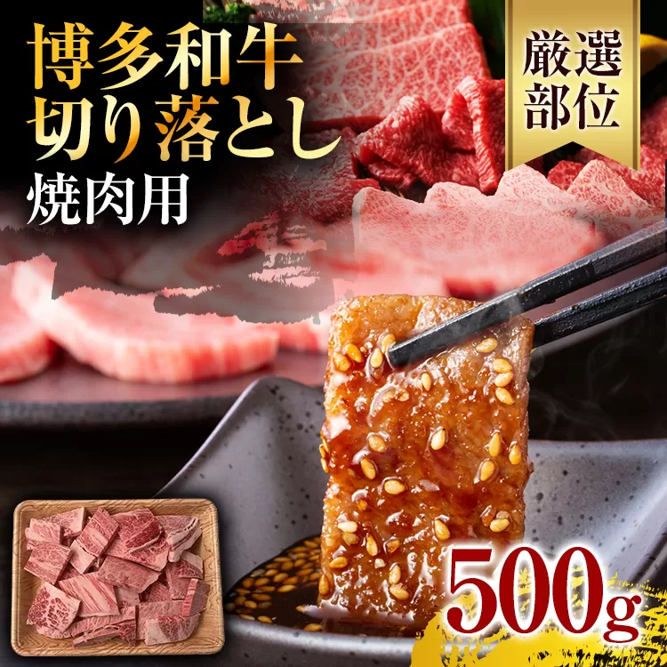 訳あり！【A4〜A5】博多和牛焼肉切り落とし(肩ロース・バラ） 500g お取り寄せグルメ お取り寄せ 福岡 お土産 九州 福岡土産 取り寄せ グルメ 福岡県