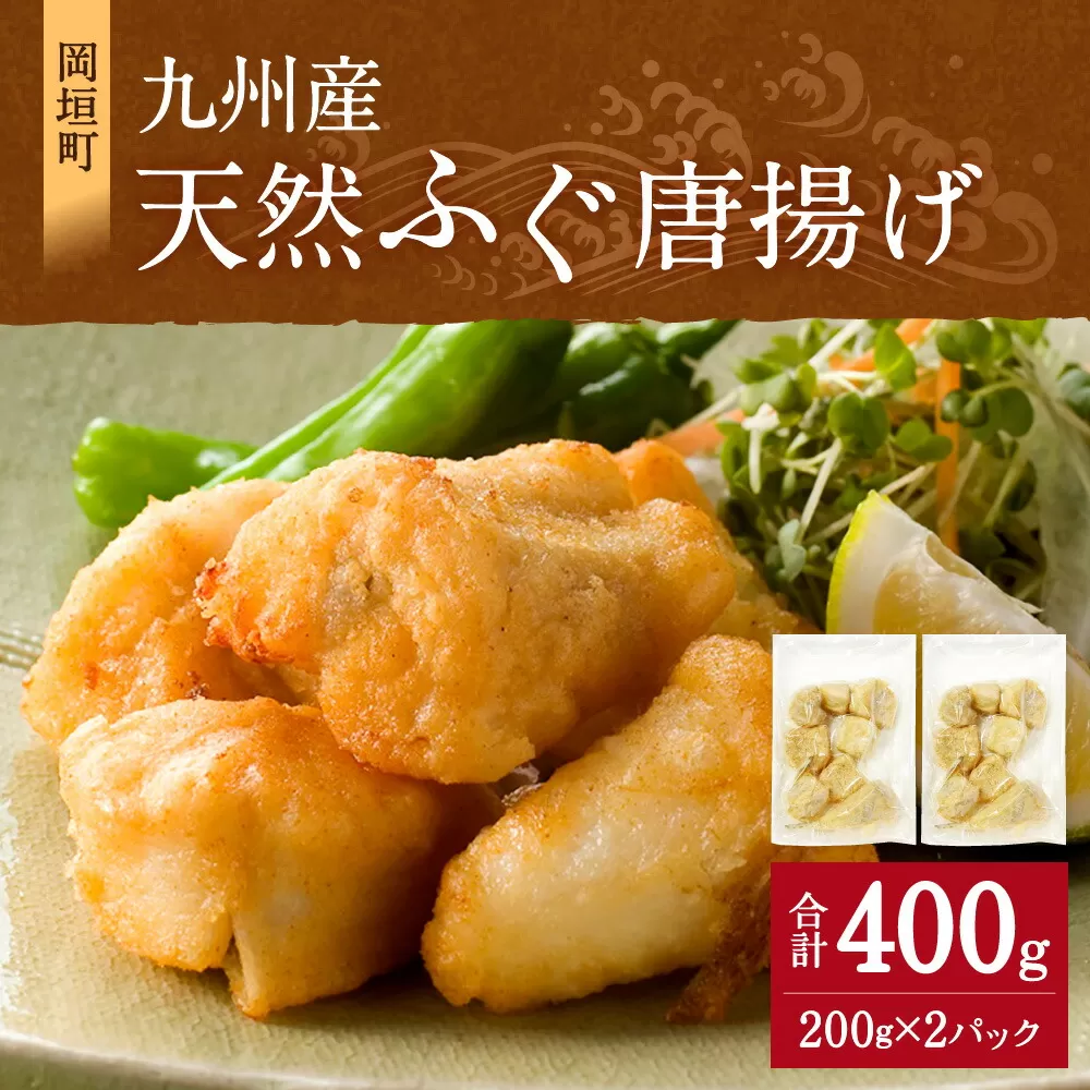 九州産 天然ふぐ唐揚げ 200g×2パック 岡垣町 フグ ふぐ