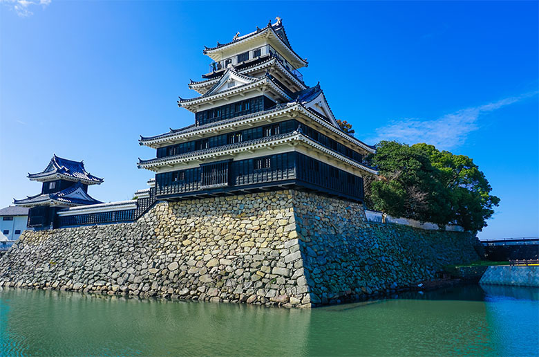 日本三大水城・中津城