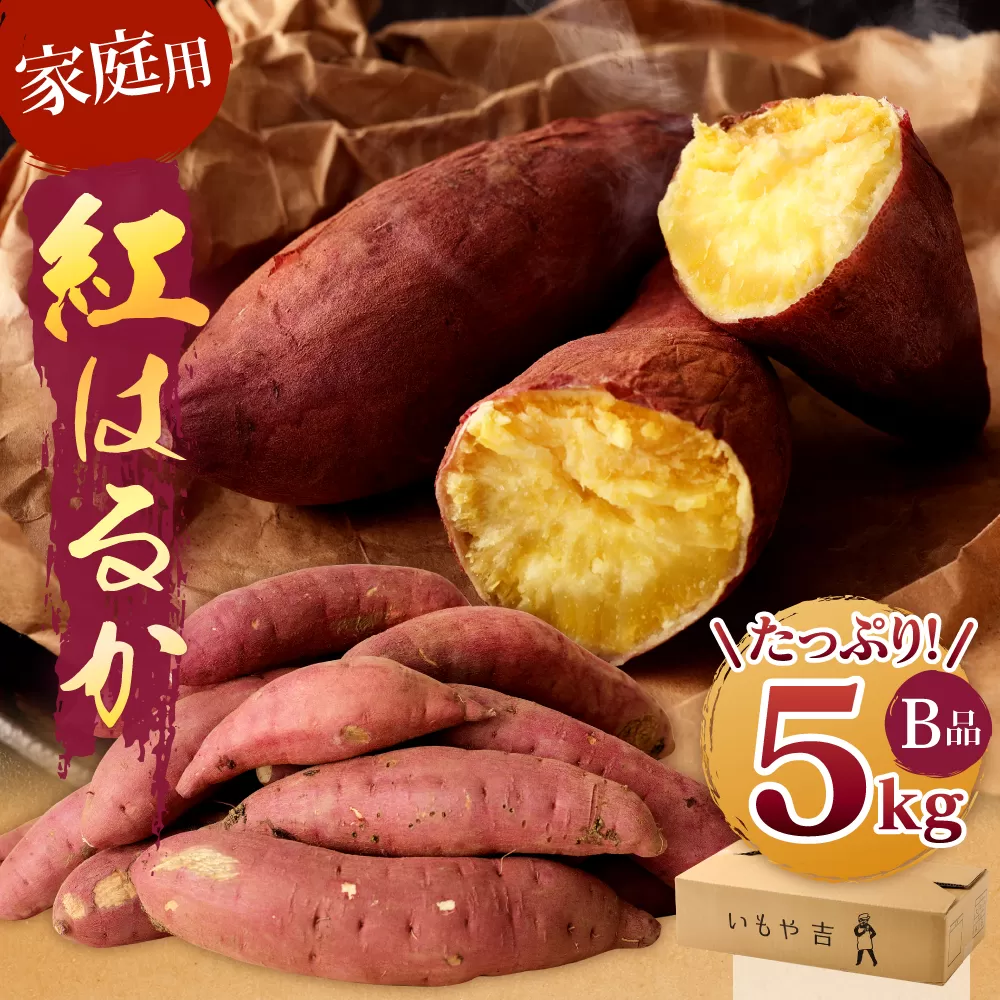 098-1188 【先行予約】【ご自宅用】【訳あり】 紅はるか 5kg B品 甘藷 べにはるか さつまいも サツマイモ 豊後大野市 事前予約 【2024年12月上旬から2025年5月上旬発送予定】