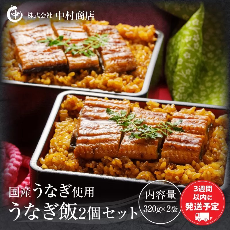 うなぎ飯2個セット(320g×2袋)_M069-005_02