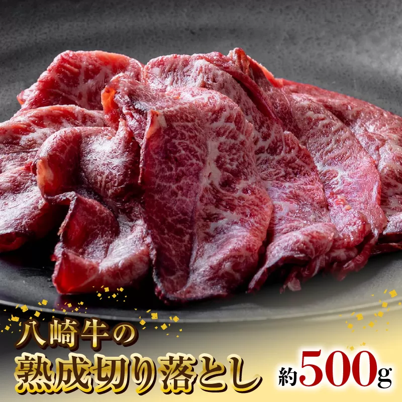 八崎牛の熟成の切り落とし 約500g　N0105-C074