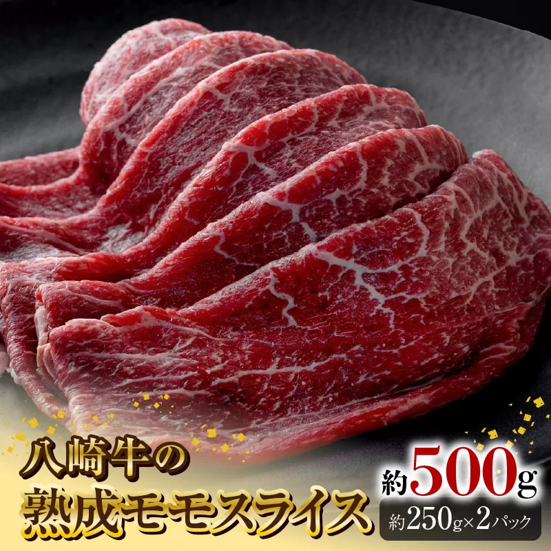 八崎牛の熟成モモスライス　約250g×2　N0105-C626