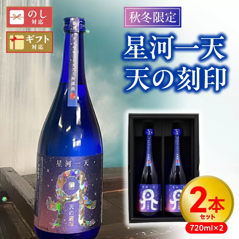 【秋冬限定】星河一天天の刻印720ml2本セット N076-YA4409