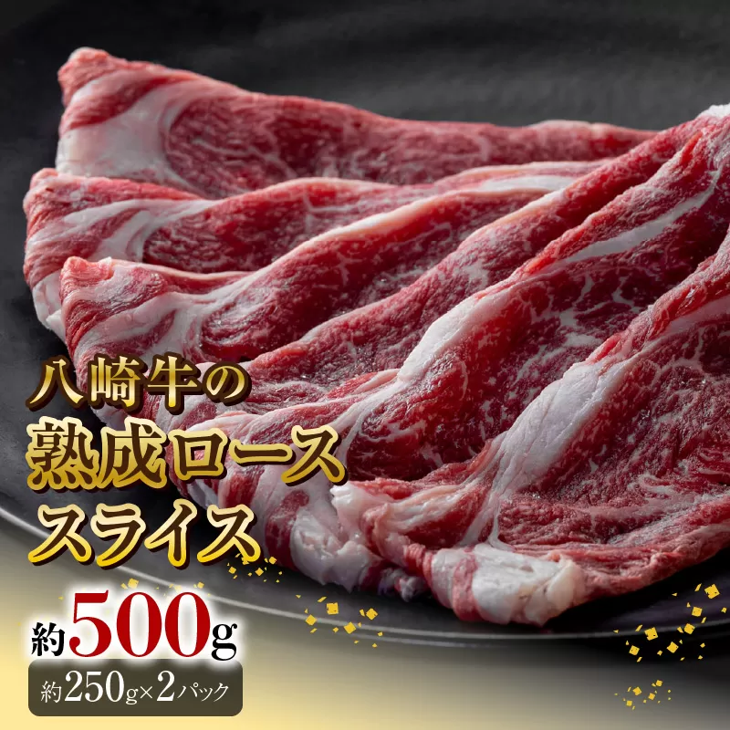 八崎牛の熟成ローススライス　 約250g×2　N0105-C906