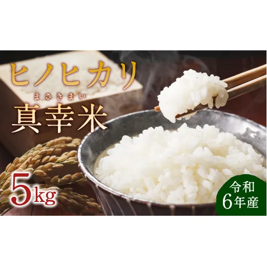 【令和6年度】新米 限定品 えびの産 ヒノヒカリ 真幸米(まさきまい) 5kg 米 ひのひかり お米 精米 白米 おにぎり お弁当 宮崎県産 九州産 送料無料 冷めても美味しい