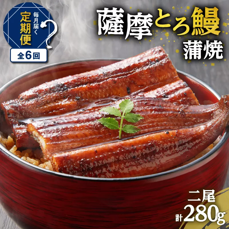 【全6回定期便】薩摩とろ鰻蒲焼二尾