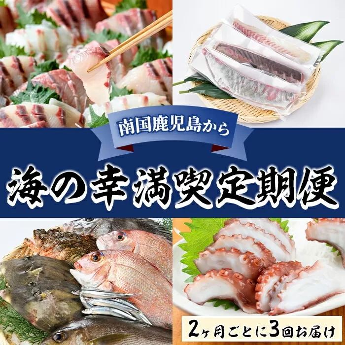 ＜定期便・全3回＞海の幸満喫定期便 魚貝 魚介 海産物 旬 お魚 冷蔵 刺身 真鯛 タイ カンパチ ブリ 鰤 鮮魚 焼き魚 たこ ゆでだこ タコ 蛸 煮つけ 定期便 詰め合わせ セット お楽しみ 海の幸【さるがく水産】a-60-8