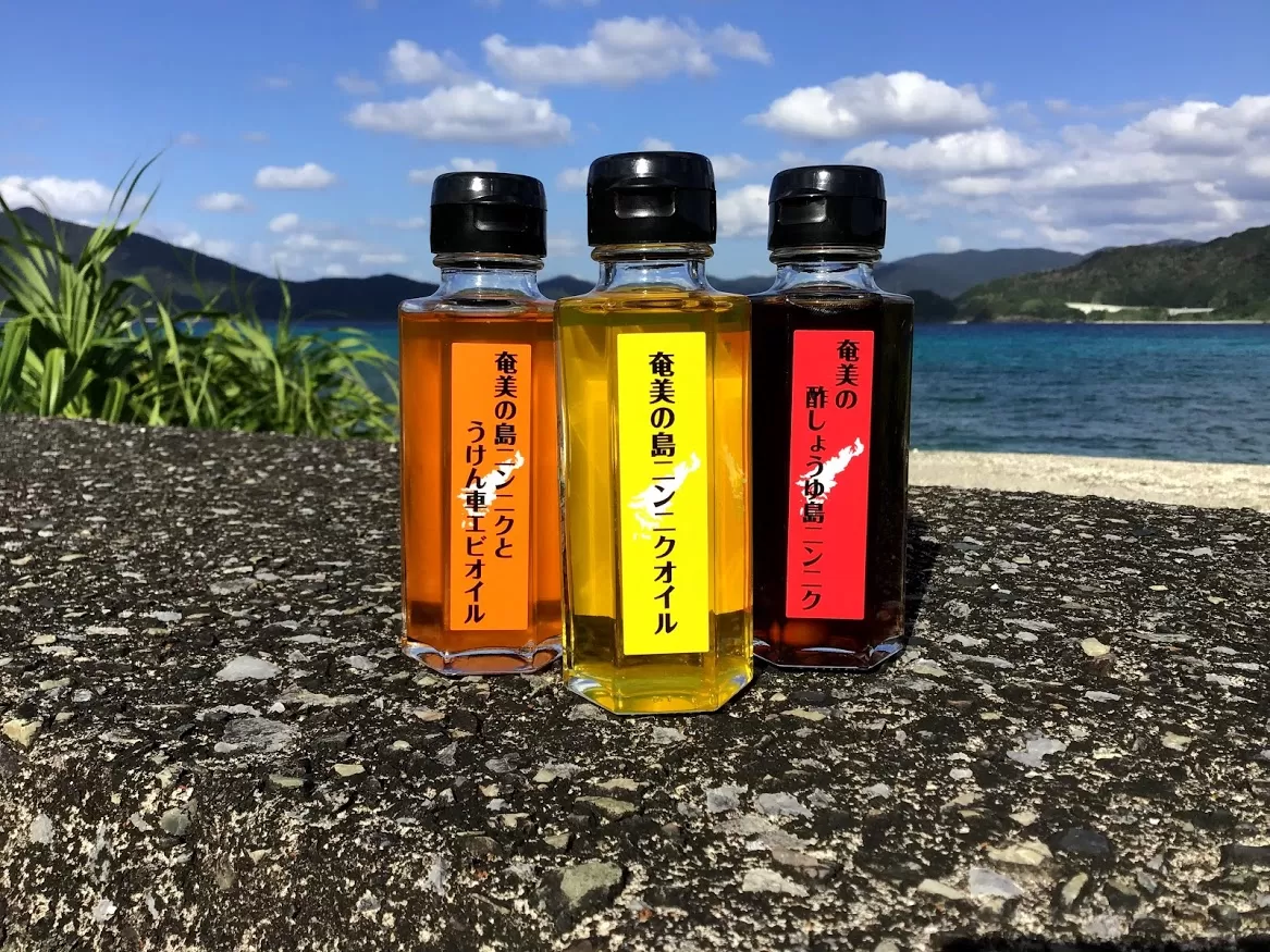 奄美の島ニンニクが香る　調味料3種セット