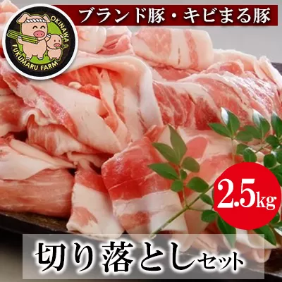 【ブランド豚・キビまる豚】切り落とし　約2.5kg【価格改定】