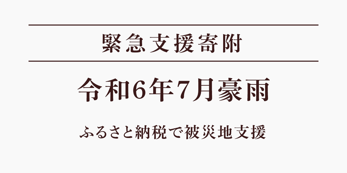 緊急支援寄附 令和6年7月豪雨